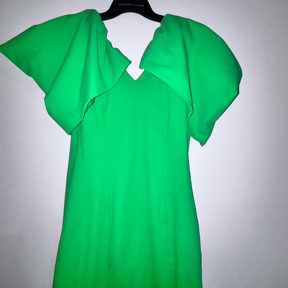 H&M Vibrant Green Asymmetrical Dress - Picture 2 of 8